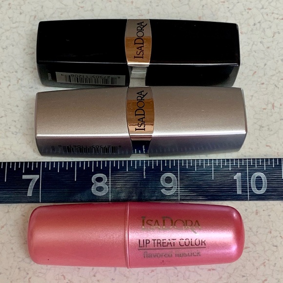ISA DORA LIPSTICK💄SET OF 3 FULL SIZE COLORS NWOB - Picture 7 of 8
